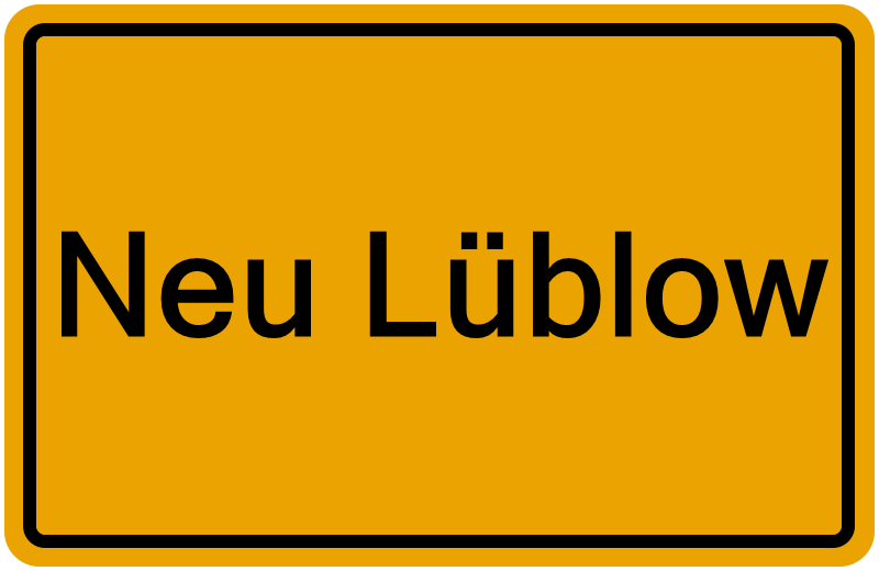 Handelsregisterauszug Neu Lüblow